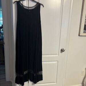Lane Bryant Black Scoop Neck Maxi Sundress